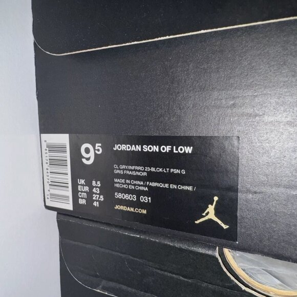 9.5/10 Size 9.5 - Nike Air Jordan 9 Low Retro "Pantone" Blue 832822-401 Rare - Picture 3 of 4